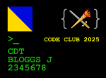 Identification Patch awarded after completion of Code Club pathways