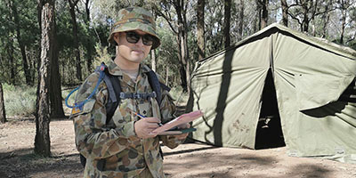 An adult Officer of Cadets is a community volunteer